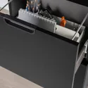 IKEA GALANT ГАЛАНТ, комбинация д / хранен с внутр оснащен, Шпон ясеня, окрашенный в черный цвет, 102x120 см 693.040.99 фото thumb №4