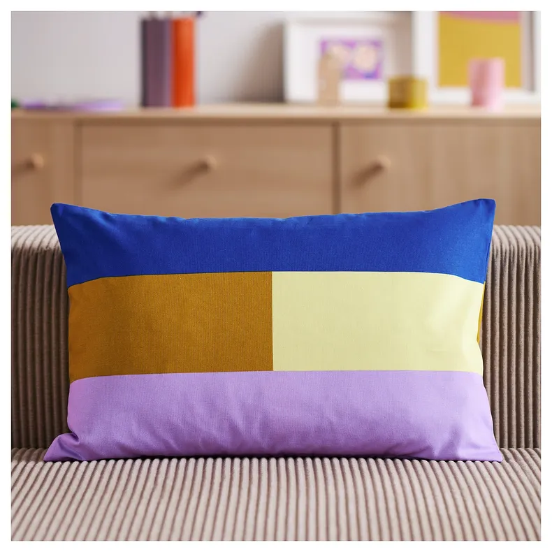 IKEA TESAMMANS ТЕСАММАНС, чохол на подушку, різнокольоровий, 40x58 см 605.689.66 фото №2