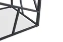 Журнальный столик HALMAR UNIVERSE 2 квадратный 55x55 см, серый мрамор / черный фото thumb №7
