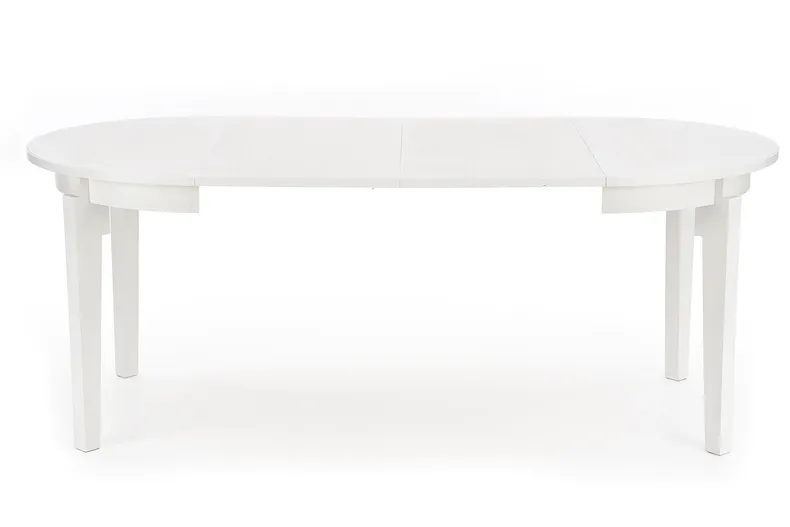 Обідній стіл розкладний HALMAR SORBUS 100-200x100 см, білий фото №3