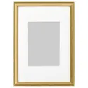 IKEA SILVERHÖJDEN СІЛВЕРХОЙДЕН, рамка, золотистий колір, 21x30 см 403.703.96 фото thumb №1