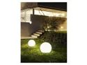 BRW Садовий світильник з пластикової кулі Cumulus 45 см білий 061337 фото thumb №2