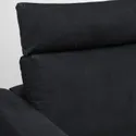 IKEA VIMLE ВІМЛЕ, 3-місний диван із кушеткою, з узголів'ям САКСЕМАРА / чорно-синій 293.991.36 фото thumb №5