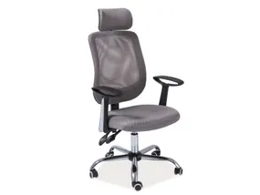 Поворотний стілець SIGNAL Q-118, сірий фото