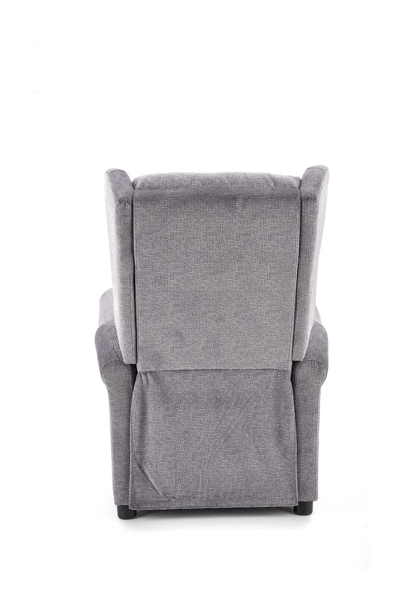 Крісло з масажною функцією HALMAR AGUSTIN M сірий фото №4