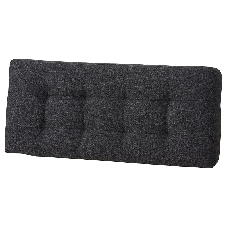 IKEA LANDSKRONA ЛАНДСКРУНА, подушка д/спинки для 2-місн дивана, Запасна частина гарматного/темно-сірого кольору 004.980.28 фото №3
