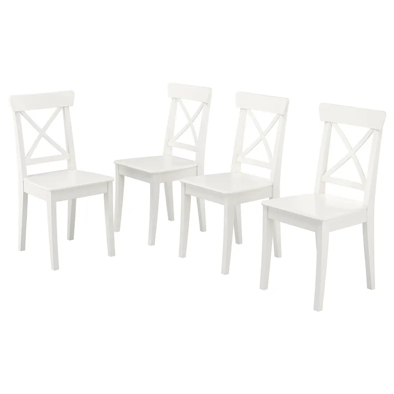 IKEA INGOLF ИНГОЛЬФ, стул, белый 793.998.22 фото №1