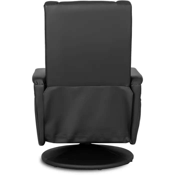 Поворотное массажное кресло MEBEL ELITE SPIKE, экокожа: черный фото №13
