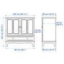 IKEA LOMMARP ЛОММАРП, шкаф, тёмный сине-зелёный, 102x101 см 804.154.68 фото thumb №8