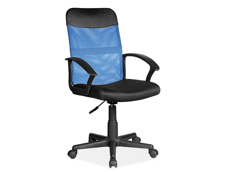 Вращающееся Кресло SIGNAL Q-702, синий / чёрный фото №1
