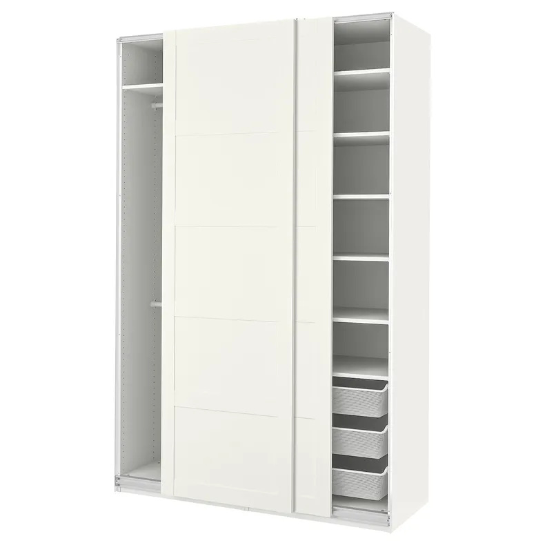 IKEA PAX ПАКС / BERGSBO БЕРГСБУ, гардероб, белый / белый, 150x66x236 см 195.023.65 фото №1