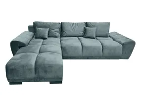 BRW Универсальный угловой диван Noti со спальной функцией и ящиком для хранения велюр синий NA-NOTI-LX.3DL.URC-G2_BD5552 фото