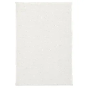 IKEA FINTSEN ФІНСТЕН, килимок для ванної кімнати, білий, 40x60 см 904.437.05 фото