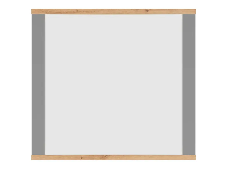 BRW Настенное зеркало Hygge grey/oak artisan 87x94 см, серый/артизанский дуб/структурная пыль серая LUS_A-USZ/DASN фото №1