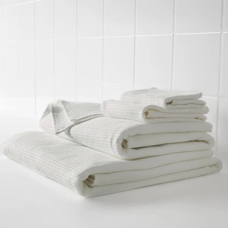 IKEA SALVIKEN САЛЬВИКЕН, банное полотенце, белый, 70x140 см 503.132.25 фото №7