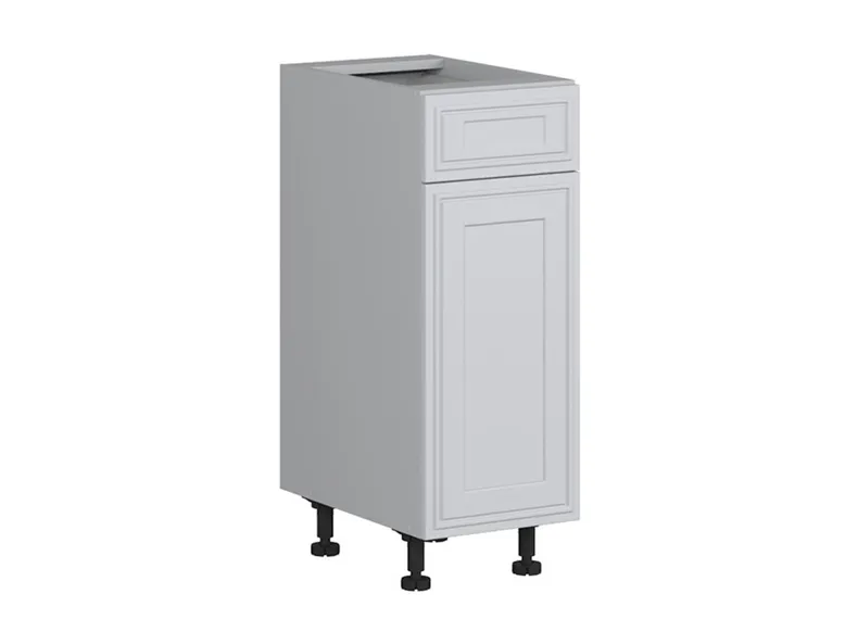 BRW Кухонный шкаф Верди 30 см правый с ящиком soft-close светло-серый матовый, греноловый серый/светло-серый матовый FL_D1S_30/82_P/STB-SZG/JSZM фото №2