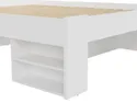 BRW Ліжко двоспальне з ламелями BRW NEPO PLUS 160х200 см, білий LOZ3S/160-BI фото thumb №5