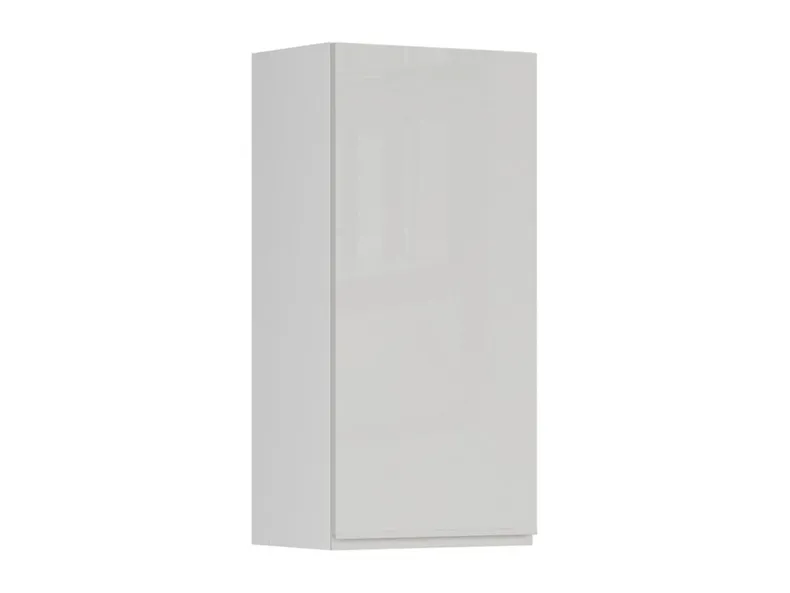 BRW Верхний кухонный шкаф 45 см слева светло-серый глянец, альпийский белый/светло-серый глянец FH_G_45/95_L-BAL/XRAL7047 фото №2