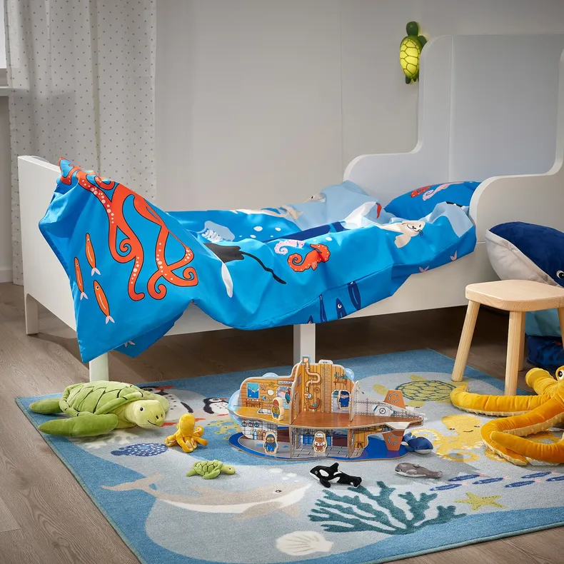 IKEA BLÅVINGAD БЛОВІНГАД, іграшка м’яка, черепаха/зелений, 44 см 505.221.01 фото №5
