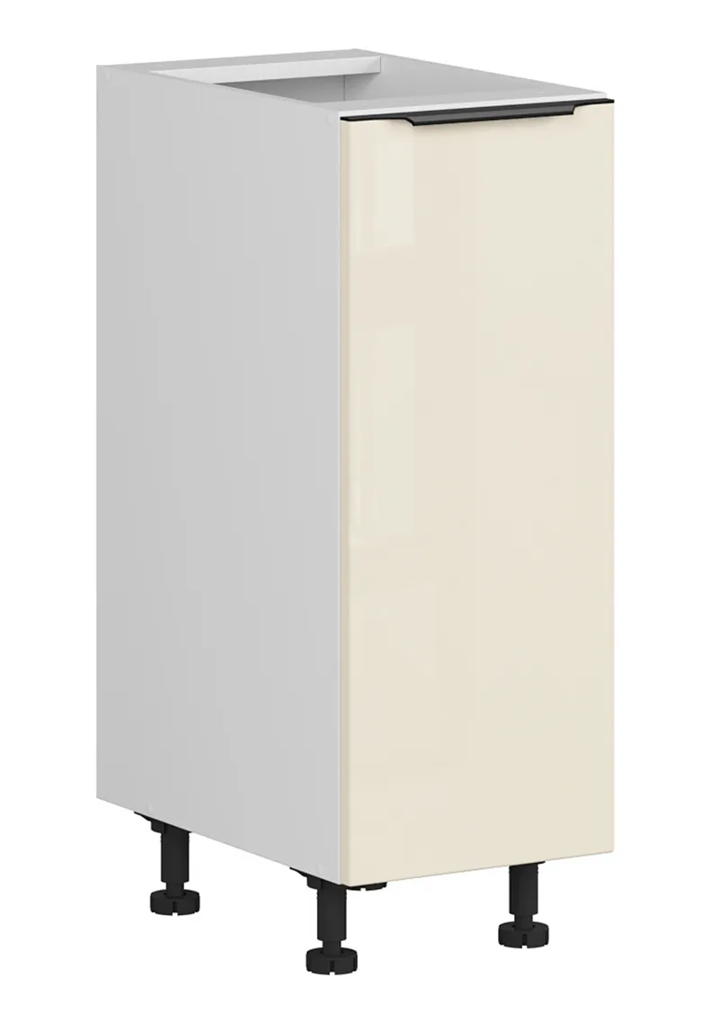 BRW Кухонный цокольный шкаф Sole L6 30 см с корзиной для груза магнолия жемчуг, альпийский белый/жемчуг магнолии FM_DC_30/82_C-BAL/MAPE фото №2