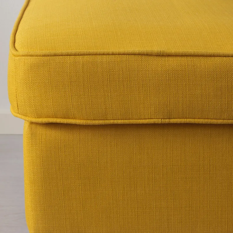 IKEA STRANDMON СТРАНДМОН, крісло та підставка для ніг, СКІФТЕБУ жовтий 594.839.06 фото №4