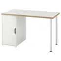IKEA LAGKAPTEN ЛАГКАПТЕН / ALEX АЛЕКС, письмовий стіл, білий / антрацит, 120x60 см 295.214.53 фото thumb №1
