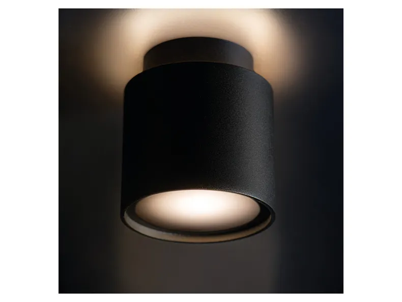 BRW Накладной светильник Sonar из алюминия черного цвета 086786 фото №4