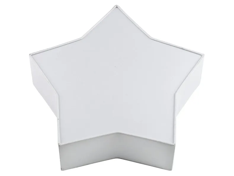 BRW Стельовий світильник з тканини на 2 точки "Зірка" білий 095148 фото №4
