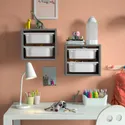 IKEA TROFAST ТРУФАСТ, настенный модуль для хранения, серый / белый, 34x21x30 см 495.160.97 фото thumb №2