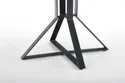 Обідній стіл розкладний HALMAR MERCY 120-160x120 см, стільниця - дуб золотий, ніжки - чорні фото thumb №5