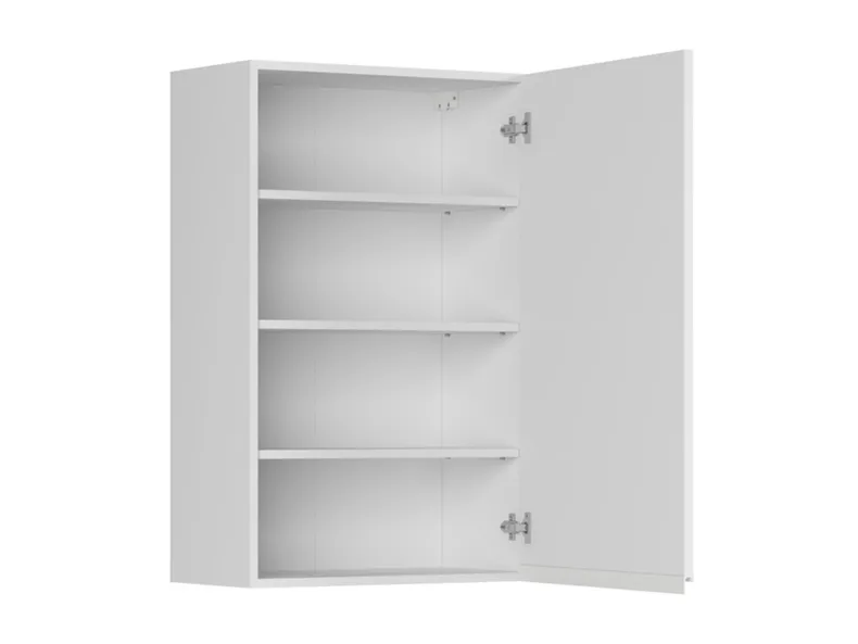 BRW Верхний кухонный шкаф 60 см правый белый глянец, альпийский белый/глянцевый белый FH_G_60/95_P-BAL/BIP фото №3