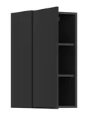 BRW Sole L6 40 см левый верхний кухонный шкаф черный матовый, черный/черный матовый FM_G_40/72_L-CA/CAM фото thumb №3