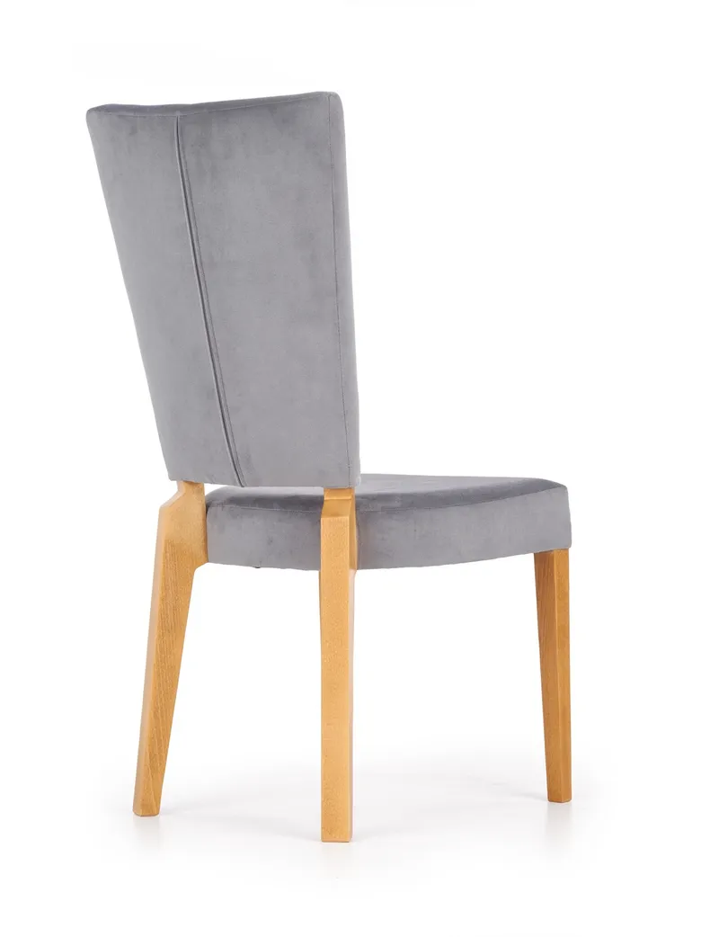 Кухонный стул HALMAR ROIS медовый дуб/серый фото №8
