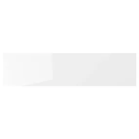 IKEA RINGHULT РИНГУЛЬТ, фронтальная панель ящика, глянцевый белый, 80x20 см 602.050.89 фото