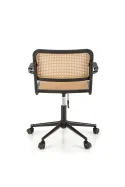 Кресло офисное вращающееся HALMAR INCAS, коричневый/черный фото thumb №5