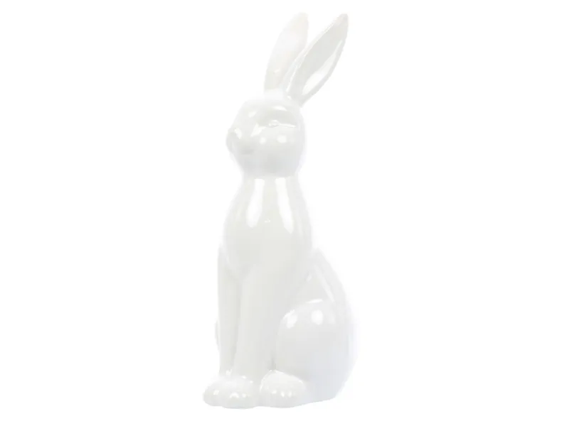BRW Декоративна фігурка Кролик 18,5 см білий 092546 фото №2