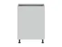 BRW Базовый шкаф Top Line для кухни 60 см левый светло-серый матовый, греноловый серый/светло-серый матовый TV_D_60/82_L-SZG/BRW0014 фото