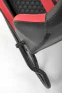 Крісло-гойдалка комп'ютерне геймерське HALMAR GAMER, чорний/червоний фото thumb №12