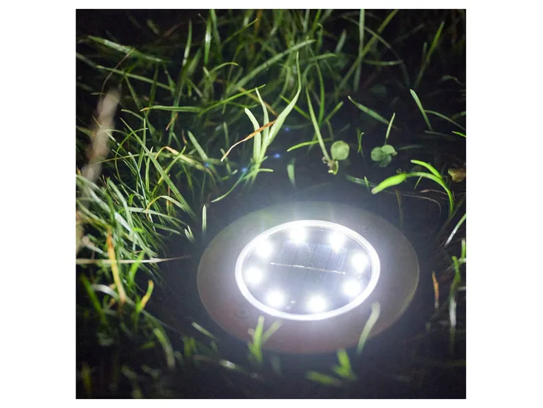 BRW Светодиодный обгонный фонарь с датчиком день/ночь серебристый 094852 фото №5
