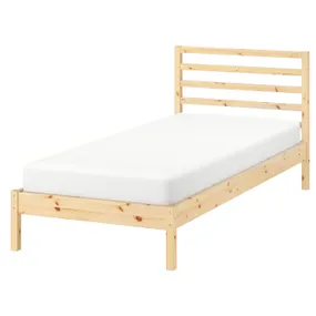 IKEA TARVA ТАРВА, каркас ліжка, сосна/ЛУРОЙ, 90x200 см 890.095.68 фото