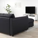 IKEA VIMLE ВІМЛЕ, кут диван-ліжко, 5-місн з кушеткою, Гранн/Бомстад чорний 794.773.77 фото thumb №3