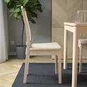 IKEA EKEDALEN ЕКЕДАЛЕН, стілець, береза / хакебо бежевий 694.293.82 фото thumb №2