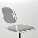 IKEA ÖRFJÄLL ОРФЬЄЛЛЬ, обертовий стілець, білий / ВІССЛЕ світло-сірий 494.160.12 фото thumb №5