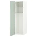 IKEA ENHET ЕНХЕТ, висока шафа з 2 дверцятами, білий/блідо-сіро-зелений, 60x62x210 см 794.968.75 фото thumb №1