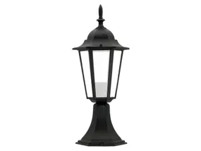 BRW Садовый светильник Liguria 42,5 см из алюминия черный 093436 фото