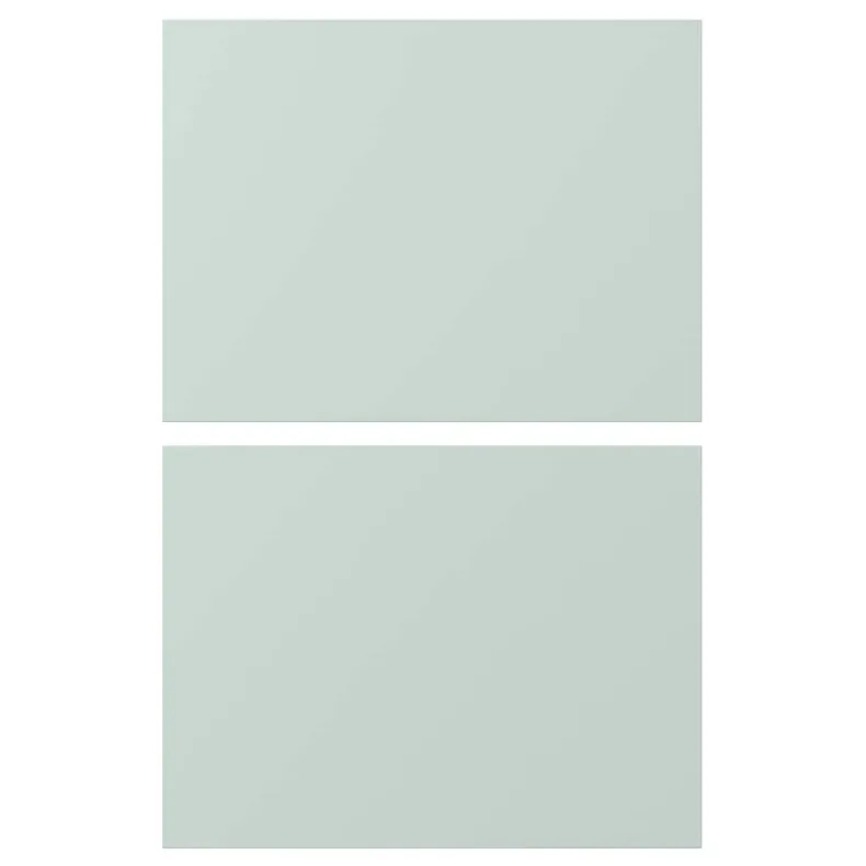 IKEA ENHET ЭНХЕТ, фронтальная панель ящика, бледный серо-зеленый, 40x30 см 005.395.33 фото №1