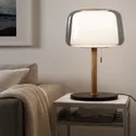 IKEA EVEDAL ЭВЕДАЛЬ, лампа настольная, мрамор / серый 104.057.31 фото thumb №2
