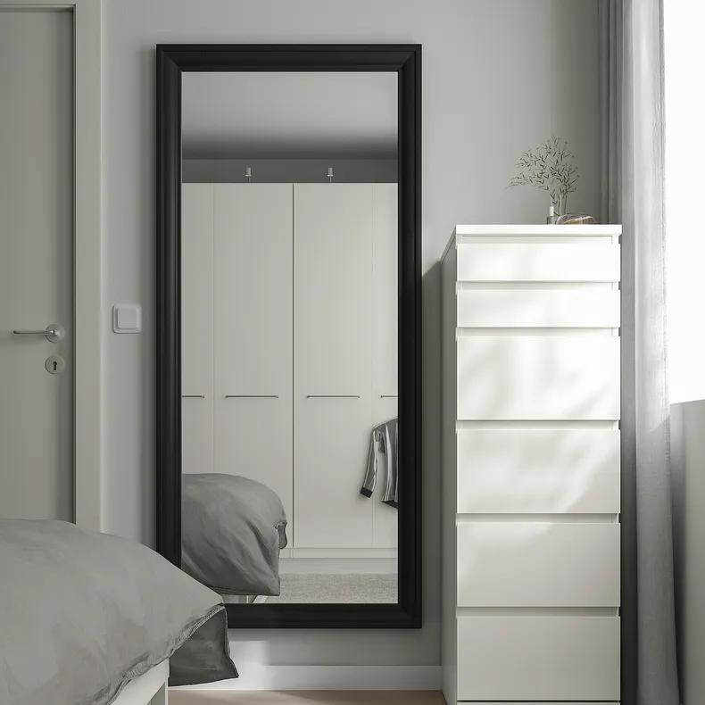 IKEA TOFTBYN ТОФТБЮН, зеркало, черный, 75x165 см 104.542.79 фото №2