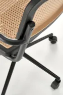 Кресло офисное вращающееся HALMAR INCAS, коричневый/черный фото thumb №10