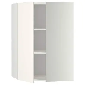 IKEA METOD МЕТОД, угловой навесной шкаф с полками, белый / Веддинге белый, 68x100 см 199.179.25 фото